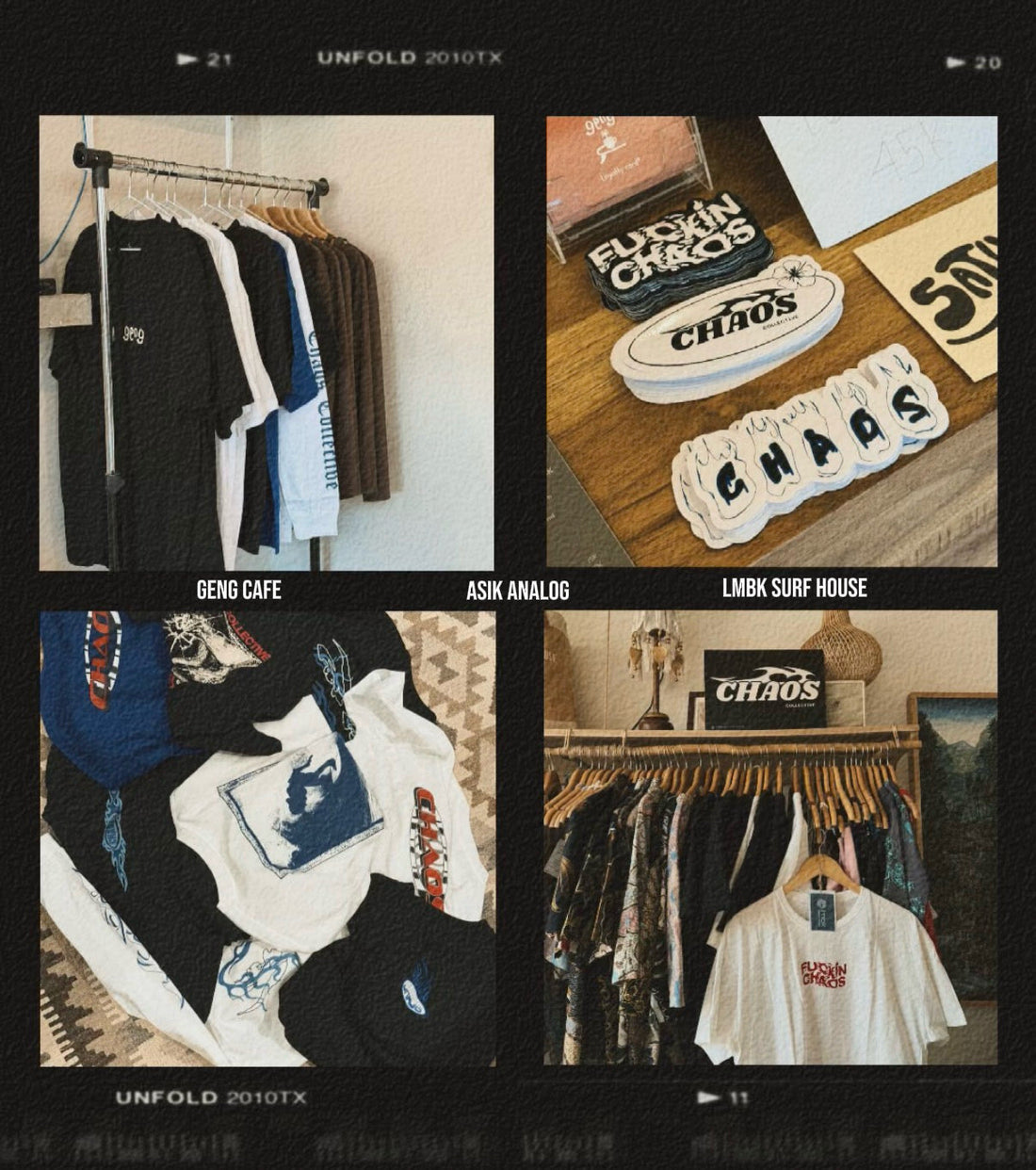 WHERE TO FIND CHAOS